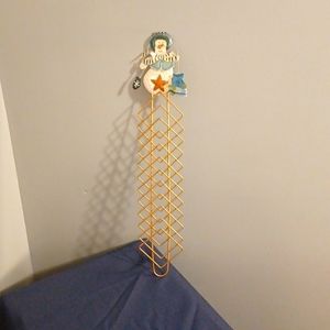 Set of 2 vintage Christmas card holders